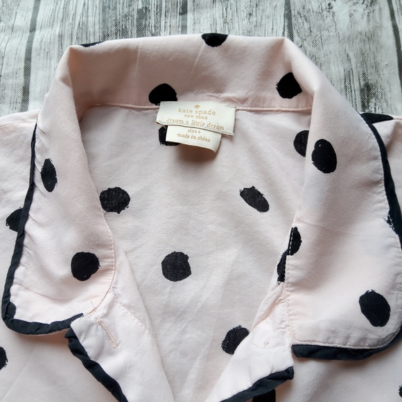 Kate Spade Elbow Sleeve Capri Pajama Set sz S - Picture 5 of 7